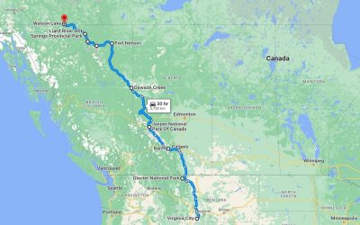 Mai: Montana – Alberta – British Columbia –  Yukon: Auf dem Alaska Highway durch Kanada „On the Alaska Highway through Canada”