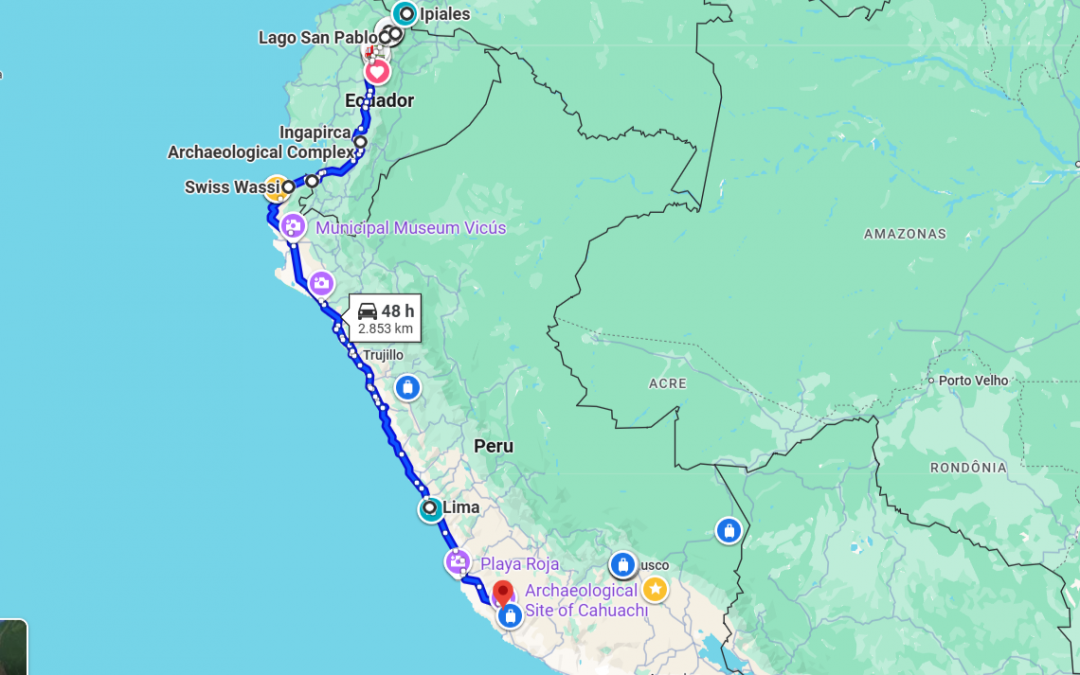 August/ September 2025: Durch Ecuador nach Peru