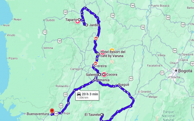 April 2026: Kolumbien: Wasserfälle und Overlander- Schrecken